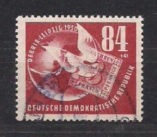 Allemagne Orientale DDR  1950 Yvertn° 14 (°) Oblitéré Cote 18 € Exposition à Leipzig - Gebraucht