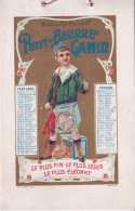 CALENDRIER(1902) FORMAT CPA(9 PIECES) BISCUIT PERNOT PETIT BEURRE - Klein Formaat: 1901-20