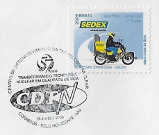 Brazil 2009 Cover Commemorative Cancel 57 Years Center For The Development Of Nuclear Technology CDTN Belo Horizonte - Atoom