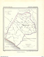 Driewegen Originele Gemeente Plattegrond 1867 KE535 - Cartes Topographiques