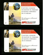 417 - 418 Golden - Trasferimento Di Chiamata 5.000 E 10.000 Telecom - Public Advertising