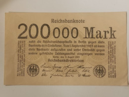 Billet Allemagne Reichsbanknote , 200000 Mark 1923 - Autres & Non Classés