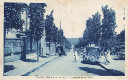 St Fargeau Ponthierry * L'avenue De La Gare * Automobiles Anciennes * Villageois - Saint Fargeau Ponthierry