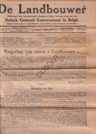 WOI - Krant  De Landbouwer - 1 Maart 1916 - Nr 52 (V2613) - Jardinería