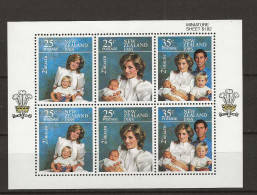 1985 MNH New Zealand Health Sheetlet Postfris** - Blocks & Sheetlets