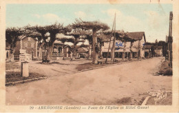 Arengosse * Place De L'église Et Hôtel GAMET - Andere & Zonder Classificatie