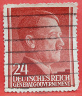 N°78 - 24 Groschen - Année 1941 - Timbre Oblitéré Allemagne Occupations 2de GM Gouvernement Général - - Autres & Non Classés
