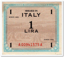 ITALY,MILITARY CURRENCY,1943,P.M10,VF-XF - Occupazione Alleata Seconda Guerra Mondiale