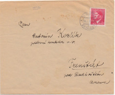 33391# BOHEM MÄHREN BOHEME MORAVIE HITLER LETTRE REDHOSCHT REDHOST 1943 - Briefe U. Dokumente