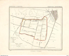 Oudenrhijn Originele Gemeenteplattegrond1865 KE541 - Cartes Géographiques