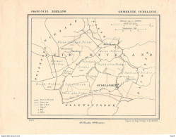 Oudelande Originele Gemeenteplattegrond 1865 KE732 - Cartes Topographiques