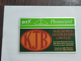 United Kingdom-(BTP075)-KJB-BUILDERS-(1)-(91)(5units)-(262H81216)(tirage-500)(price Cataloge-12.00£-mint) - BT Privé-uitgaven