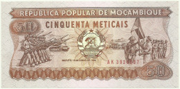 Mozambique - 50 Meticais - 16.06.1986 - Unc. - P 129.b - Serie AK - Mozambique