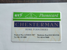 United Kingdom-(BTP077)-Chesterman Home Furnishers 1-(95)(5units)-(243C36303)(tirage-4.828)(price Cataloge-3.00£-mint) - BT Privé-uitgaven