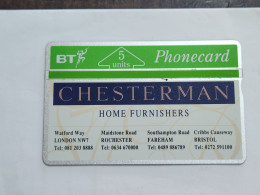 United Kingdom-(BTP078)-Chesterman Home Furnishers 2-(96)(5units)-(243C45486)(tirage-5.578)(price Cataloge-3.00£-mint) - BT Edición Privada