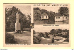 Winterswijk 3-luik Met Watermolen 1950 RY23186 - Winterswijk