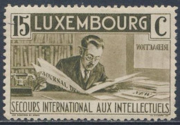 Luxemburg Luxembourg 1935 Mi 268 /7 YT 261 /7 SG 326 * MH - Journalist + Zeitung / Journal / Newspaper - Andere & Zonder Classificatie