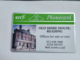 United Kingdom-(BTP081)-old Shire House Reading-(105)(10units)(243C19499)(tirage-5.450)(price Cataloge-3.00£-mint) - BT Edición Privada