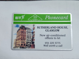 United Kingdom-(BTP082)-Sutherland House Glasgow-(107)(10units)(243C25760)(tirage-5.056)(price Cataloge-3.00£-mint) - BT Emissions Privées