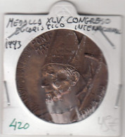 CRM0420 MEDALLA XLV CONGRESO EUCARISTICO 1993 MBC - Altri & Non Classificati