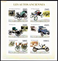 Les Autos Anciennes -|- Comores, 2008 - MNH . Imperforated - Comores (1975-...)