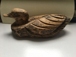 Ancien Petit Canard En Bois - Wood