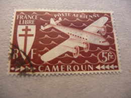 TIMBRE  CAMEROUN  POSTE  AÉRIENNE     N  14         COTE  0,75  EUROS    OBLITERE - Airmail