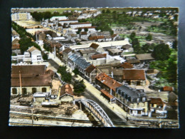 Delcampe - EN AVION AU DESSUS DE...                  PERSAN BEAUMONT                LE QUARTIER DE LA GARE - Persan