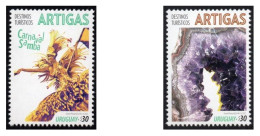 URUGUAY 2022 (Tourism, Artigas, Samba Dance, Music, Carnival, Parade, Minerals, Amethyst) - 1 Set (2 Stamps) - Carnival