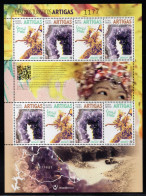 URUGUAY 2022 (Tourism, Artigas, Samba Dance, Music, Carnival, Parade, Minerals, Amethyst, Mines "El Catalán") - 1 SHEET - Karnaval