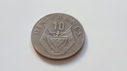 RWANDA 10 FRANCS 1974 - Rwanda