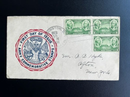 UNITED STATES USA 1936 FDC WASHINGTON & GREENE 15-12-1936 VERENIGDE STATEN AMERIKA AMERICA - 1851-1940