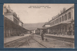 France - Carte Postale - Pontarlier - La Gare - Excursion En Franche Comté - Franche-Comté