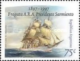 ARGENTINA - AÑO 1997 - Centenario De La Fragata "Presidente Sarmiento". Barcos, Ships - *MNH* - Neufs