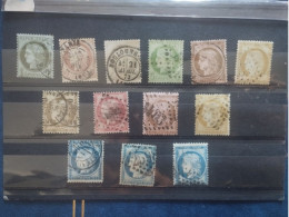 Timbre France Classique Série émission Cérès 50 51 53 54 55 56 57 58 59 60a 60b 60c Côté 166€ Superbe - 1849-1850 Ceres