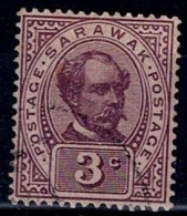 SARAWAK 1899 SIR CHARLES J. BROOKE MI No 36 USED VF!! - Sarawak (...-1963)