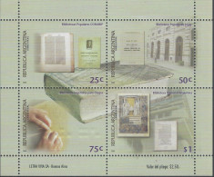 ARGENTINA LIBRARIES FOR THE BLIND, BOOKS, BRAILE MNH 2000 - Blocchi & Foglietti