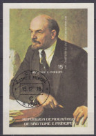 1977 Sao Tome And Principe 494/B9 Used 60 Years Of The October Revolution - Lenin - Lenin