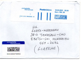 68878 - Italien - 2023 - €4,50 Schalterfreistpl A LpBf GRAVEDONA -> Japan, M Nachverfolgungsnr - 2021-...: Poststempel