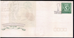 Australia 2005 Centenary Of First Special Postmarker Prestamped Envelope First Day - Postal Stationery