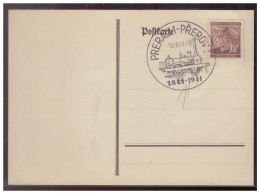 BM (007738) Postkarte Mit Sonderstempel 74 Vom 10.9.1941 Motiv Eisenbahn Im Stempel - Briefe U. Dokumente