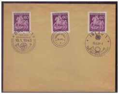 BM (007740) Umschlag Mit 3 Verschiedenen Sonderstempel 113, 115, 114 - Briefe U. Dokumente