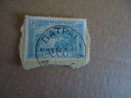 GREECE    POSTMARK ON STAMPS  ΠΑΤΡΑΙ 1950 - Affrancature Meccaniche Rosse (EMA)