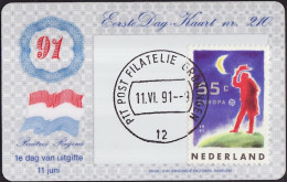 Pays Bas - Netherlands - Niederlande CPH 1991 Y&T N°1379 - Michel N°1409 - 55c EUROPA - Carte Philatélique - Maximumkarten (MC)