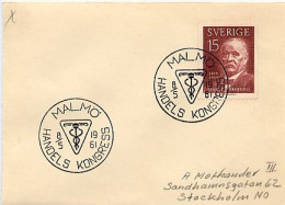 SVERIGE - MALMO 1961 - HANDELS KONGRESS - Brieven En Documenten