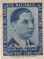 VITTIME POLITICHE  /  A. BRANDIMARTE _  Lire 2 - Revenue Stamps