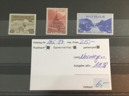 Norwegen 1938, 20. April. Fremdenverkehr Postfrisch ** MNH** - Neufs