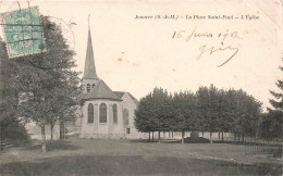 FRANCE - Jouarre (S&M) - La Place Saint Paul - L'Eglise - Carte Postale Ancienne - Meaux