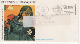 Tableau De Gauguin F D C 5 9 1985 Tahiti  Polynésie Française 3358 - Brieven En Documenten