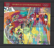 Bloc Feuillet  1996 Nations Unies  Genève  Oblitéré  N 8 - Hojas Y Bloques